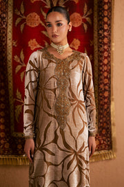 NUREH Ballerina Embroidered Velvet Palachi Unstitched 2Pc Suit NU2-191