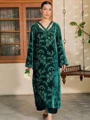 Nureh Ballerina Embroidered Velvet Palachi Unstitched 2Pc Suit NU2-227