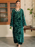 Nureh Ballerina Embroidered Velvet Palachi Unstitched 2Pc Suit NU2-227