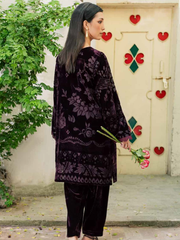 Nureh Ballerina Embroidered Velvet Palachi Unstitched 2Pc Suit NU2-230