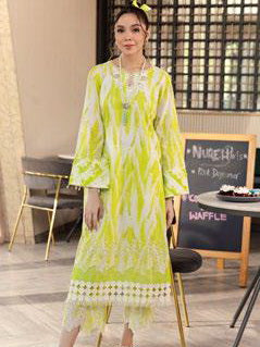 NUREH Ballerina Embroidered Chikankari Lawn Unstitched 2 Piece NU2-92