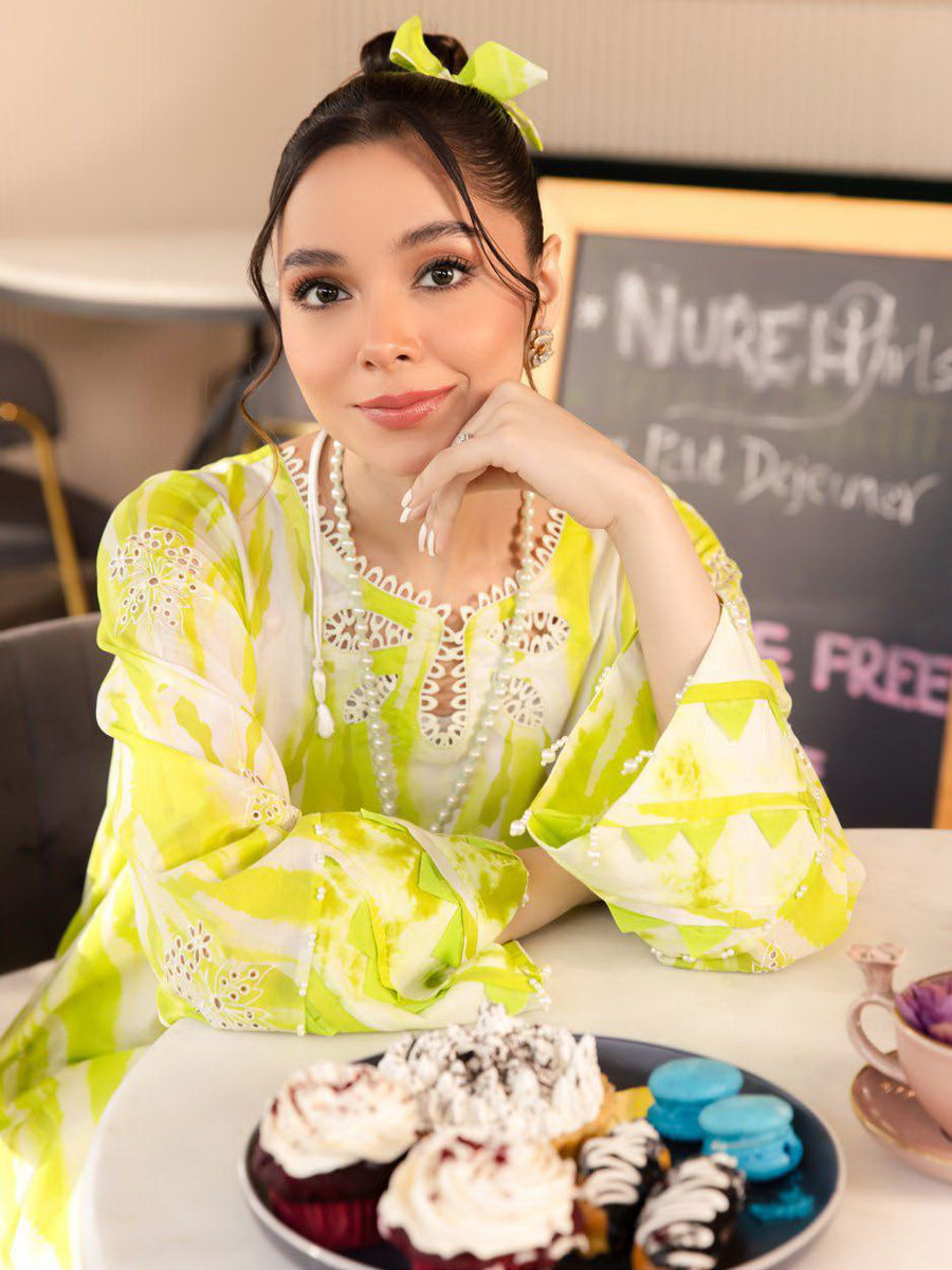 NUREH Ballerina Embroidered Chikankari Lawn Unstitched 2 Piece NU2-92