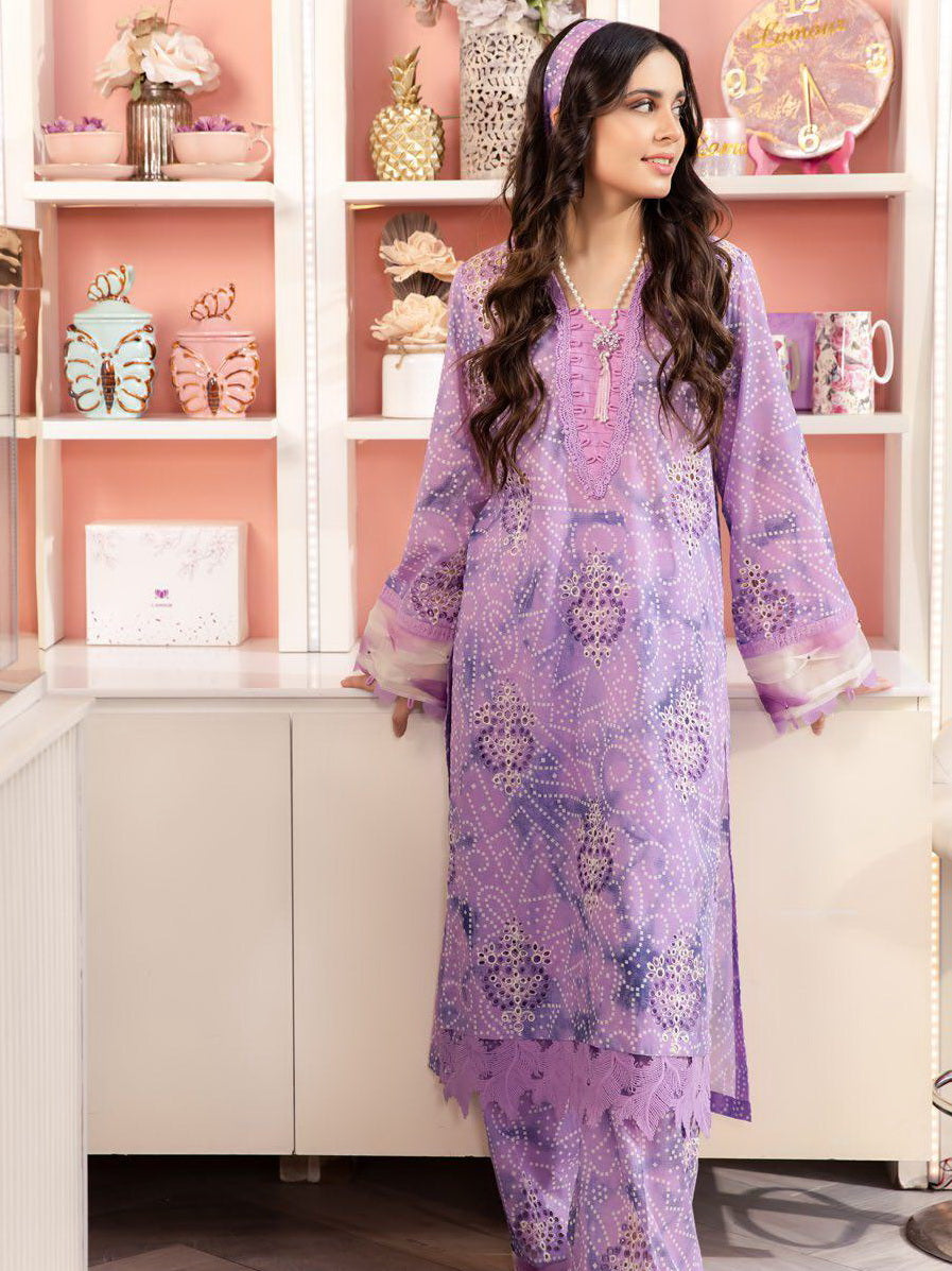NUREH Ballerina Embroidered Chikankari Lawn Unstitched 2 Piece NU2-94