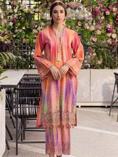 NUREH Ballerina Embroidered Chikankari Lawn Unstitched 2 Piece NU2-95