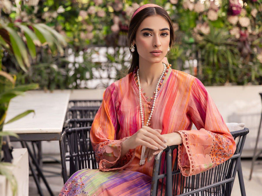 NUREH Ballerina Embroidered Chikankari Lawn Unstitched 2 Piece NU2-95