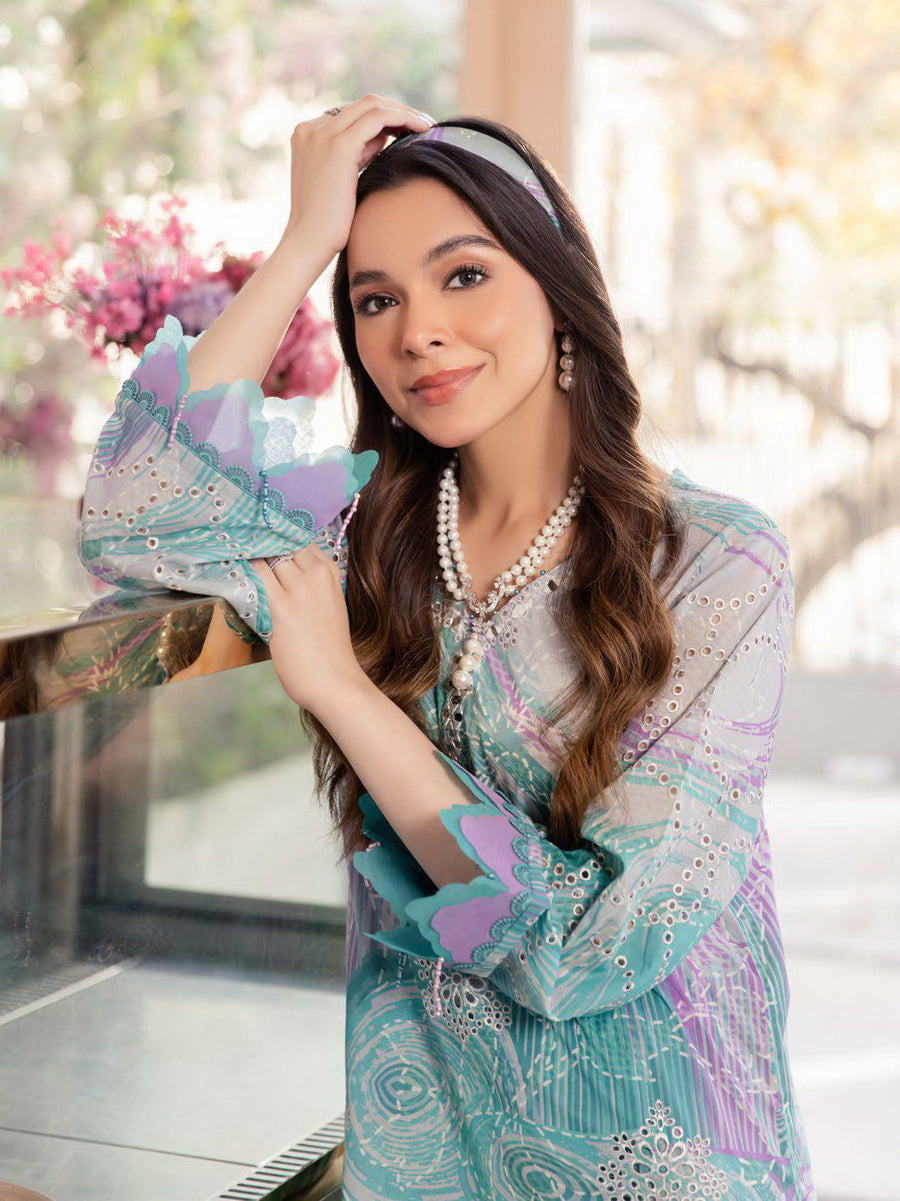 NUREH Ballerina Embroidered Chikankari Lawn Unstitched 2 Piece NU2-96