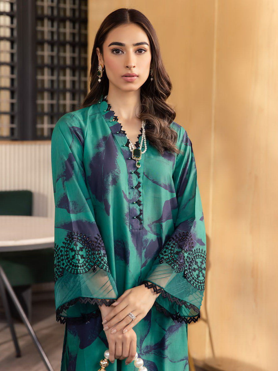 NUREH Ballerina Embroidered Chikankari Lawn Unstitched 2 Piece NU2-97
