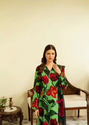Feathers Dusky Delights Unstitched Digital Printed Lawn 3Pc Suit NURELLE-FT471