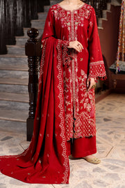 Narmin NAQSH Embroidered Peach Unstitched 3Pc Suit NUWPDE263016