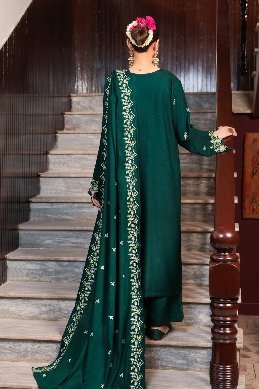 Narmin NAQSH Embroidered Peach Unstitched 3Pc Suit NUWPDE263017