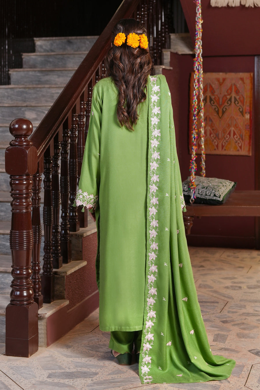 Narmin NAQSH Embroidered Peach Unstitched 3Pc Suit NUWPDE263020