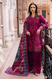 NUREH Maya Embroidered Linen Unstitched 3Pc Suit NW-100