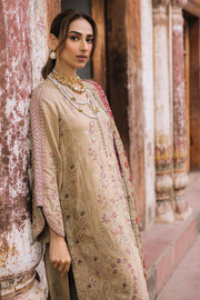 NUREH Maya Embroidered Linen Unstitched 3Pc Suit NW-101