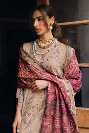 NUREH Maya Embroidered Linen Unstitched 3Pc Suit NW-101