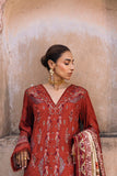 NUREH Maya Embroidered Linen Unstitched 3Pc Suit NW-105