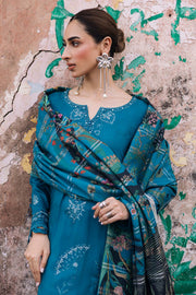 NUREH Maya Embroidered Linen Unstitched 3Pc Suit NW-106
