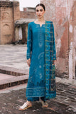 NUREH Maya Embroidered Linen Unstitched 3Pc Suit NW-106