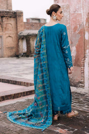 NUREH Maya Embroidered Linen Unstitched 3Pc Suit NW-106