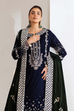 NUREH Maya Embroidered Velvet Unstitched 3Pc Suit NW-109