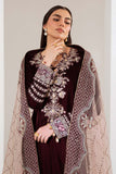 NUREH Maya Embroidered Velvet Unstitched 3Pc Suit NW-110