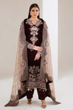 NUREH Maya Embroidered Velvet Unstitched 3Pc Suit NW-110