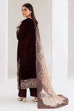 NUREH Maya Embroidered Velvet Unstitched 3Pc Suit NW-110
