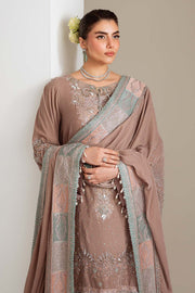 NUREH Maya Embroidered Velvet Unstitched 3Pc Suit NW-112