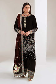 NUREH Maya Embroidered Velvet Unstitched 3Pc Suit NW-113
