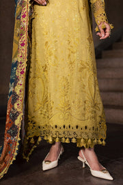NUREH Maya Embroidered Linen Unstitched 3Pc Suit NW-129