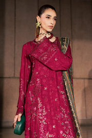 NUREH Maya Embroidered Linen Unstitched 3Pc Suit NW-130