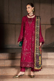 NUREH Maya Embroidered Linen Unstitched 3Pc Suit NW-130