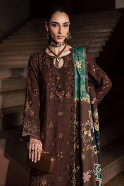 NUREH Maya Embroidered Linen Unstitched 3Pc Suit NW-131