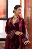 Noor by Saadia Asad Suzaankari Embroidered Velvet Unstitched 3Pc Suit D-10 QAIS