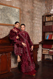 Noor by Saadia Asad Suzaankari Embroidered Velvet Unstitched 3Pc Suit D-10 QAIS