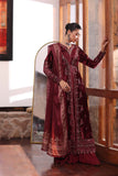 Noor by Saadia Asad Suzaankari Embroidered Velvet Unstitched 3Pc Suit D-10 QAIS