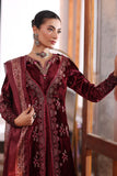 Noor by Saadia Asad Suzaankari Embroidered Velvet Unstitched 3Pc Suit D-10 QAIS