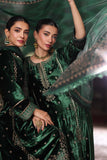 Noor by Saadia Asad Suzaankari Embroidered Velvet Unstitched 3Pc Suit D-11 Gurez