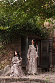 Noor by Saadia Asad Suzaankari Embroidered Khaddar Unstitched 3Pc Suit D-02 Harud