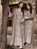 Noor by Saadia Asad Suzaankari Embroidered Khaddar Unstitched 3Pc Suit D-02 Harud