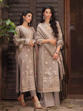 Noor by Saadia Asad Suzaankari Embroidered Khaddar Unstitched 3Pc Suit D-07 Zeenaz