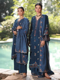 Noor by Saadia Asad Suzaankari Embroidered Linen Unstitched 3Pc Suit D-08 Nayul