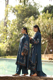 Noor by Saadia Asad Suzaankari Embroidered Linen Unstitched 3Pc Suit D-08 Nayul