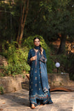 Noor by Saadia Asad Suzaankari Embroidered Linen Unstitched 3Pc Suit D-08 Nayul