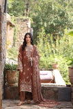 Noor by Saadia Asad Suzaankari Embroidered Linen Unstitched 3Pc Suit D-09 Doon