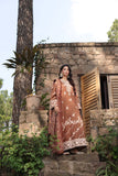 Noor by Saadia Asad Suzaankari Embroidered Linen Unstitched 3Pc Suit D-09 Doon