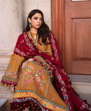 Noemie by Republic Womenswear Unstitched Khaddar 3Pc Suit NWU23-D2-B