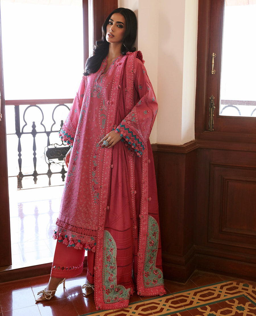 Noemie by Republic Womenswear Unstitched Khaddar 3Pc Suit NWU23-D5-A