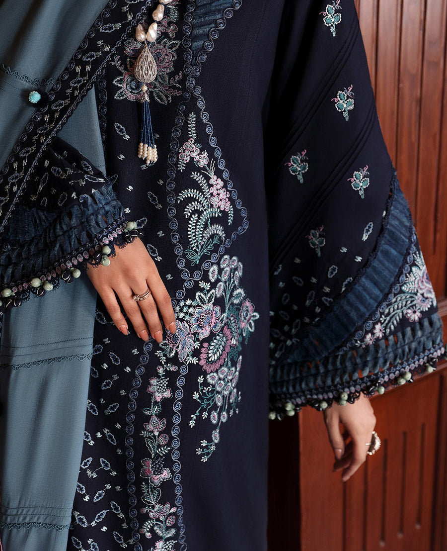 Noemie by Republic Womenswear Unstitched Khaddar 3Pc Suit NWU23-D5-B