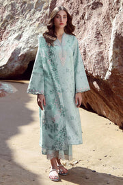 Seran Afsanah Embroidered Lawn Unstitched 3Pc Suit D-01 NYLA