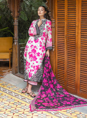 Zainab Chottani Tahra Embroidered Lawn Unstitched 3Pc Suit D-05 NYSA